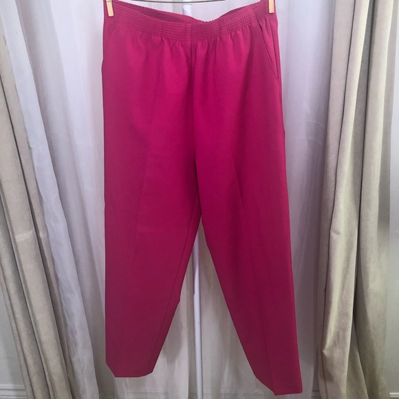 VINTAGE Pink Simple Trousers - Picture 1 of 4